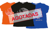 Camisetas de Arcera con estela laber&iacute;ntica